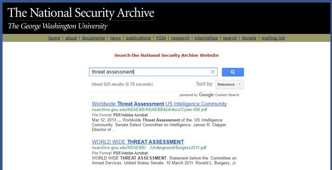 Архив Национальной Безопасности