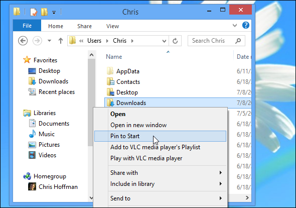 пин-а-скоросшиватель к вашим-Start-экран
