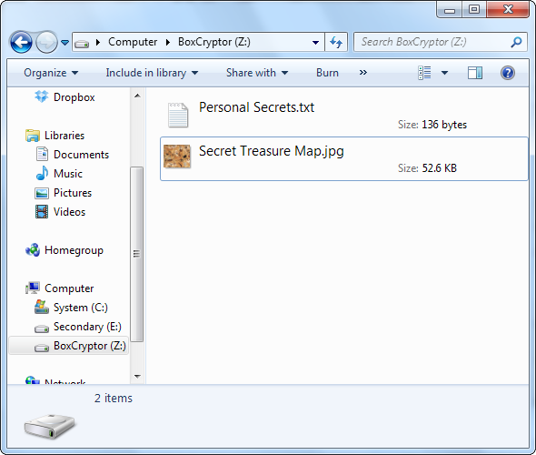 зашифровать файлы в облачном хранилище