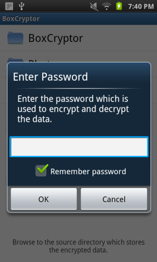 зашифровать файлы в облачном хранилище
