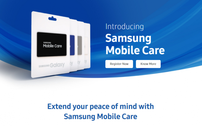 Samsung мобильный уход