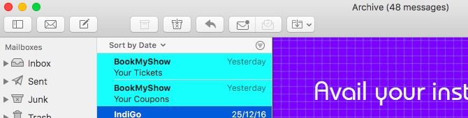 Изюминка-сообщение-макинтош почта