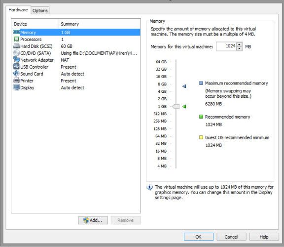 Виртуальная машина Linux