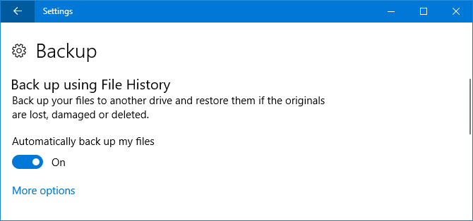 Как сделать резервную копию электронной почты Outlook с историей файлов Windows 10