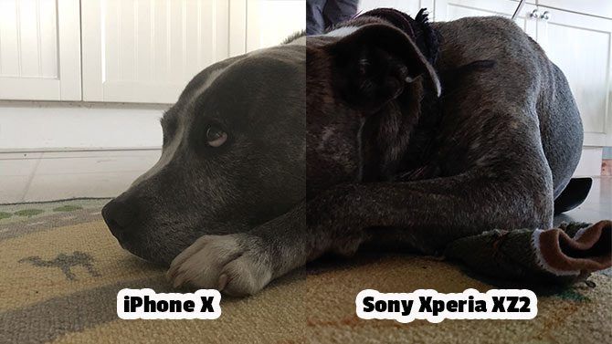 Обзор Sony Xperia XZ2: фантастическая камера, уникальный дизайн, сравнение xperia и iphone при слабом освещении 670x377