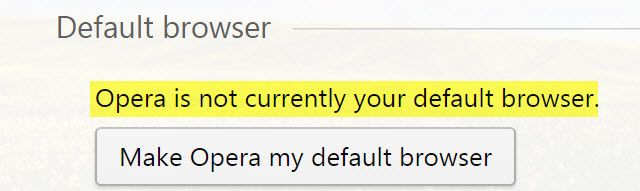 OperaNotDefaultBrowser