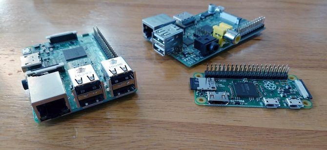 Raspberry Pi 3B, Raspberry Pi и Raspberry Pi Zero