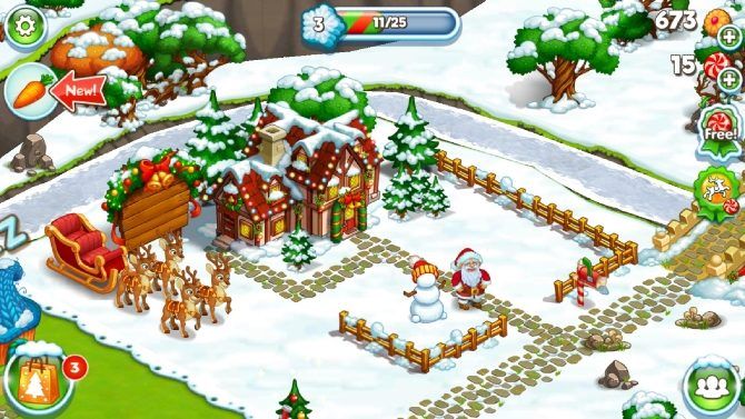 Снимок экрана с Новым Годом Farm Christmas для Android