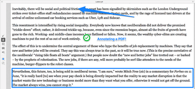 аннотировать PDF Evernote