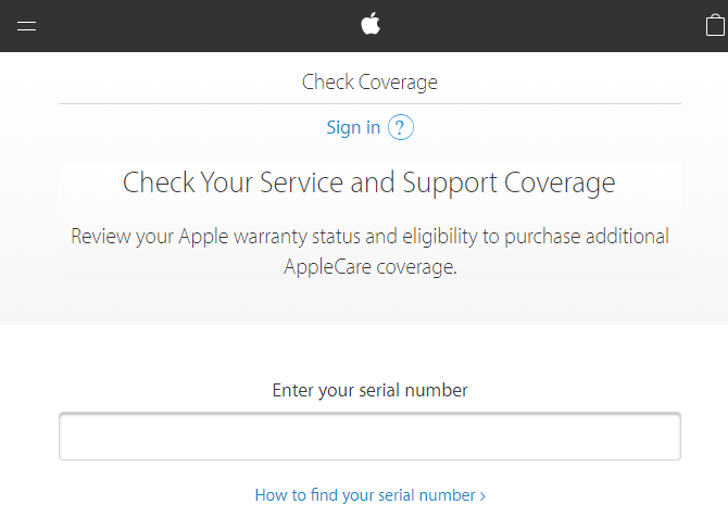 Гарантийное покрытие Apple Check