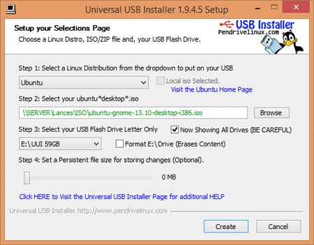 универсальный USB-инсталлятор-линукс