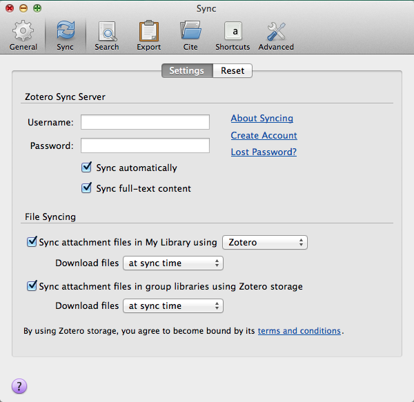 Zotero-синхронизации