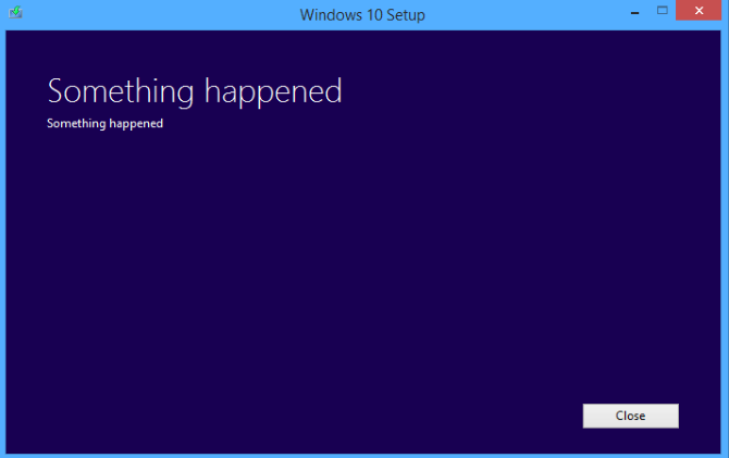 Что-то случилось с Windows 10