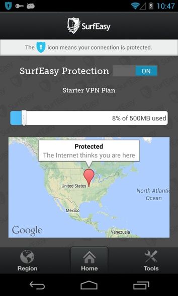 Защитите свои мобильные данные и использование сети с SurfEasy VPN [Дешевая распродажа] surfeasy 2