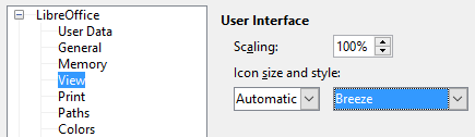 LibreOffice-зонд-значок набор