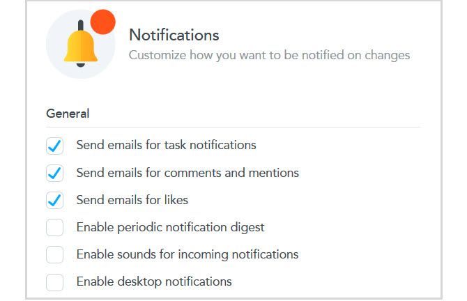 Делегация: Должен иметь лидерские навыки, чтобы снизить нагрузку. MeisterTaskNotificationSettings