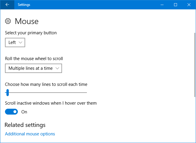 Как настроить мышь в Windows 10