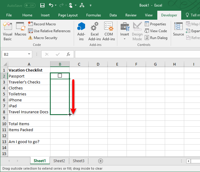 как создать контрольный список в Excel, как профи