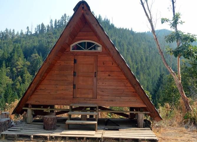 кабина airbnb-a-frame