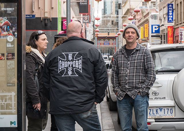 Съемка людей на улице