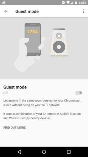 гостевой режим Chromecast