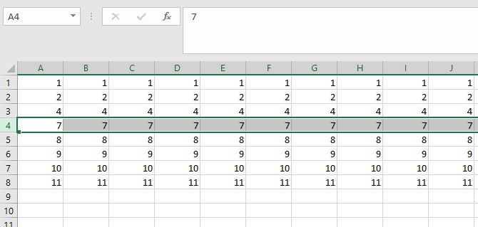 повторить команду в Excel