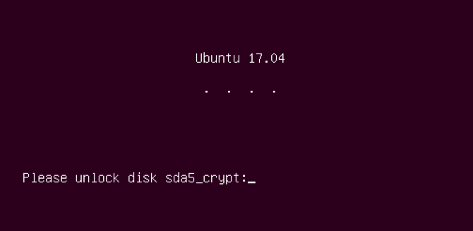 запуск Ubuntu для шифрования