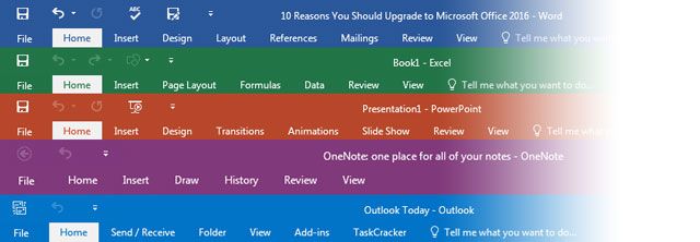 Microsoft Office 2016 - Темы