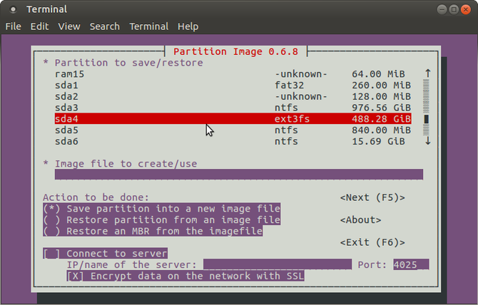 4 метода клонирования вашего жесткого диска Linux muo linux diskclone partimage1