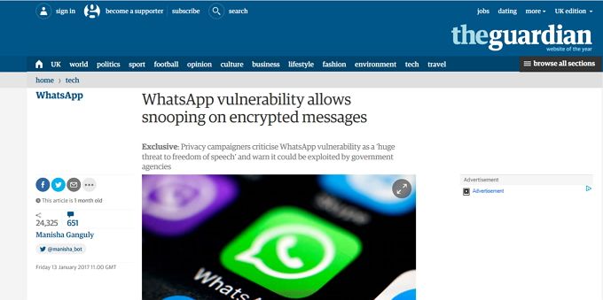 4 угрозы безопасности Пользователи WhatsApp должны знать о статье WhatsApp Guardian
