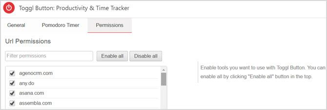 Тоггл разрешения Chrome Web