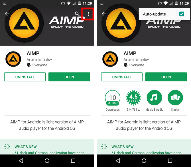 Лучшие Google Play Store Советы и хитрости для пользователей Android Android Play Store без автоматического обновления