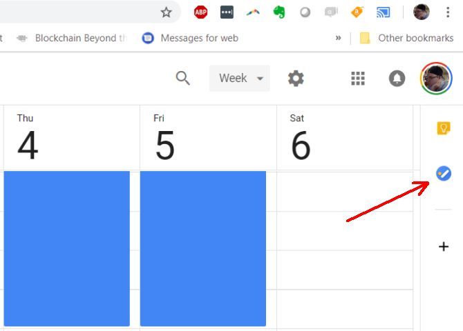 включить задачи Google