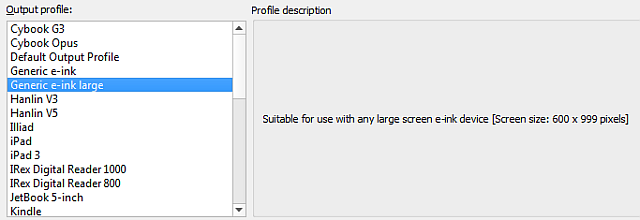 Профили конверсии калибра
