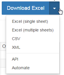 PDFTables Параметры загрузки