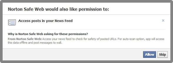 получать вредоносные программы с Facebook