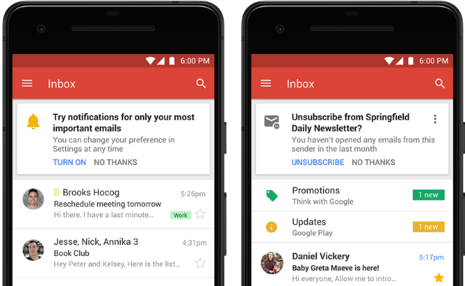 Gmail уведомления и отписаться от мобильного
