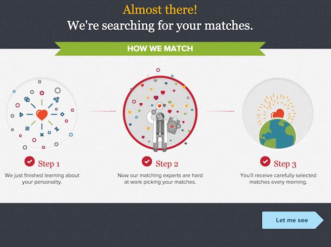 5 причин принять eHarmony' /></p>
<p>Если этого недостаточно для вас, вы можете ответить на дополнительные вопросы в своем профиле. Доступно более тысячи вопросов с несколькими вариантами ответов, и быстро становится понятно, почему они важны.</p>
<p>Вопросы варьируются от глупых мнений о носках и сандалиях до жестких вопросов о религиозных верованиях, расизме, контроле над оружием, употреблении наркотиков для развлечения, сексуальности, образовании и вакцинах. В настоящее время эти вопросы с несколькими вариантами ответов доступны только на веб-сайте eHarmony, но не в приложении.</p>
<p>Вы можете отвечать на вопросы в произвольном порядке в своем профиле или перейти в профиль матча, чтобы ответить на те же вопросы, что и они. Тогда посмотрите, как вы двое сравниваете!</p>
<p>Для справки, мне потребовалось около 15 минут, чтобы заполнить чуть более ста вопросов. Теперь это было сделано без добавления каких-либо дополнительных подробностей к моим ответам — то, что вы, возможно, захотите сделать, если для вашего ответа важен контекст!</p>
<h2>Зачем вам заполнять анкету eHarmony?</h2>
<p>Подробный вопросник может показаться подавляющим, но если вы серьезно настроены найти длительные отношения, это определенно хорошая идея. Потратьте несколько минут, чтобы ответить на вопросы, которые наиболее важны для вас. Со временем это поможет вам действительно сузить профили, чтобы найти наиболее совместимые соответствия.</p>
<h3>1. Алгоритм работает</h3>
<p>eHarmony работает в бизнесе уже 16 лет, и у них есть все время в мире, чтобы усовершенствовать свой алгоритм. Хотя точный алгоритм (естественно) является секретом, он опирается на ваши демографические данные, информацию о ваших симпатиях и привычках, а также информацию о действиях, которые вы предпринимаете на сайте.</p>
<p>Эта информация тогда <strong>Перекрестные ссылки с 16-летними данными на сайте</strong> и дополнительные исследования пар, которые встречались через сайт.</p>
<p>Помните, что eHarmony стоит дорого! Вы должны пытаться получить все возможное от его услуг. И это именно то, что эта анкета позволяет вам сделать.</p>
<h3>2. Ваши спички знают, что вы серьезны</h3>
<p>По оценкам eHarmony, по крайней мере, 80 процентов их пользователей заполнили хотя бы часть вопросника. Если вы не участвуете в этих 80 процентах, это заставляет потенциальные совпадения думать дважды</p>
<p>о ваших интересах.</p>
<p>Потратьте некоторое время, чтобы заполнить несколько вопросов. Тогда люди, просматривающие ваш профиль, знают, что вы готовы приложить некоторые усилия для онлайн-знакомств. Это может легко привести к большему количеству сообщений и лучшему соединению.</p>
<h3>3. Вы знаете, что ваши матчи серьезны</h3>
<p>К счастью, eHarmony позволяет фильтровать совпадения на основе того, кто заполнил анкету, а кто еще не заполнил. Как и выше, это позволяет вам просматривать только потенциальных совпадений, которые приложили определенные усилия в своем профиле на сайте. Зачем тратить свое время на общение с людьми, которым все равно?</p>
<h3>4. Легко скрин для красных флагов</h3>
<p>Анкета очень сложная, и в ней убираются многие важные темы. Лучше как можно скорее выяснить, что вы и ваш потенциальный соперник — точные противоположности по изменчивым вопросам. Кроме того, если профиль заполнен всесторонне и последовательно, это означает, что человек с меньшей вероятностью станет мошенником в сфере онлайн-знакомств.</p>
<p>,</p>
<p>Это не значит, что идеальные отношения требуют, чтобы люди всегда соглашались друг с другом. Но у каждого есть одна или две ключевые проблемы, о которых они предпочитают узнать, прежде чем инвестировать в кого-то нового. Эта анкета позволяет этому происходить без прерывания потока разговоров.</p>
<h3>5. Вы будете чувствовать себя более комфортно с офлайн-датами</h3>
<p>Определенно есть что-то утешительное в том, что вы и ваш партнер считались совместимыми по беспристрастному компьютерному алгоритму. Пока ни один из вышеупомянутых красных флажков не появится, вам, скорее всего, будет удобнее встретиться с личным собеседником после просмотра некоторых ответов на вопросник.</p>
<p>Это заверяет вас, что человек, с которым вы встречаетесь, вероятно, вам понравится. Это также дает вам отличные возможности для обсуждения тем!</p>
<p>Многие ответы на вопросы анкеты довольно короткие, что дает вам возможность спросить свою дату, почему они думают, что собаки попадают в рай или считают, что угги — хороший выбор в обуви.</p>
<h2>Электронная гармония не для всех</h2>
<p>Цифры не лгут: система eHarmony может работать! Но это определенно не подходящий сайт знакомств для всех.</p>
<p><iframe width=