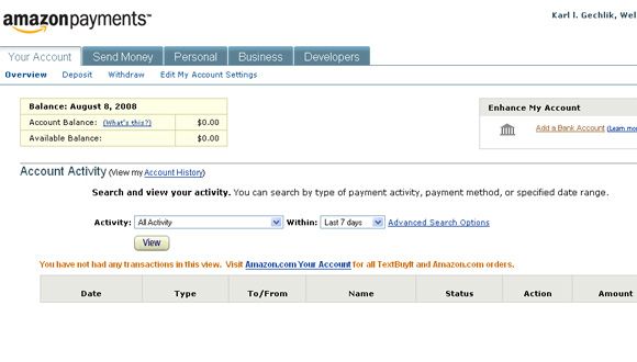 Amazon Payments - новая альтернатива PayPal от Amazon amazonpayments