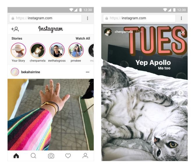Истории Instagram пробиваются в истории Instagram мобильной сети