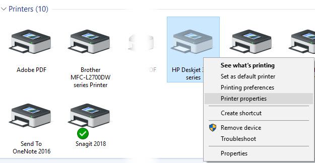 Windows 7 Изменить имя принтера