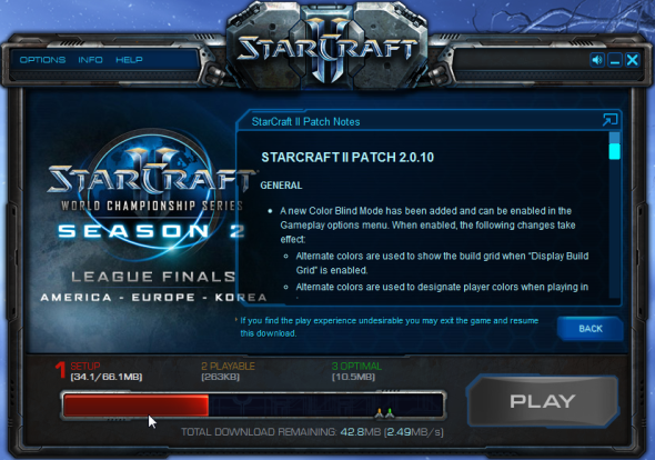 8 юридических применений для BitTorrent: вы' /></p>
<p>Blizzard Entertainment использует свой собственный клиент BitTorrent для загрузки World of Warcraft, Starcraft II и Diablo III. Когда вы покупаете одну из этих игр и загружаете ее, вы на самом деле просто загружаете клиент BitTorrent, который сделает всю остальную работу. Когда доступно обновление, клиент BitTorrent, встроенный в панель запуска игры, автоматически загружает его для вас.</p>
<p>Это позволяет Blizzard экономить деньги на пропускной способности и предлагать более высокую скорость загрузки для своих многочисленных игроков. Игроки могут выбирать, хотят ли они увеличить пропускную способность своей загрузки, чтобы ускорить процесс для других людей.</p>
<h2>2. Facebook и Twitter используют BitTorrent внутри</h2>
<p><noscript><img decoding=