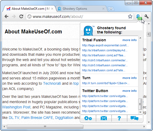 расширения конфиденциальности Chrome