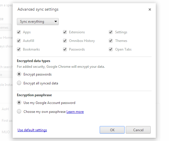 Лучший браузер с отличными функциями - Google Chrome Google Chrome Profile Sync