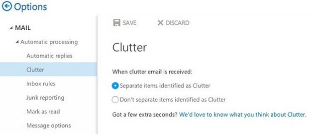 O365 Clutter