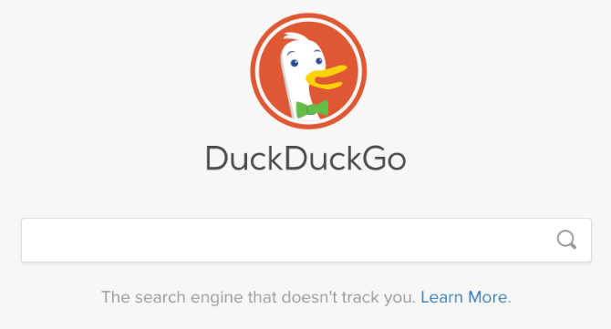 альтернативы Google - DuckDuckGo