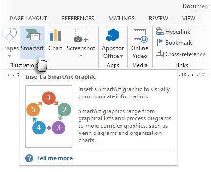 Microsoft Word Tool Tip