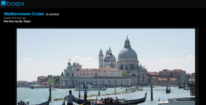 5 блестящих приложений Dropbox, которые вы сделали' /></p>
<p>Подключите ваш Dropbox к Boxpx, выберите фотографии и создайте галерею изображений в стиле блога. Вы можете изменить порядок фотографий, как вам нравится, в полном разрешении. Но самое приятное то, что Boxpx позволяет добавлять подписи к каждой фотографии, что является чрезвычайно полезным инструментом, которого нет в некоторых фото приложениях. Черт, даже наши любимые фотографии Google</p>
<p>не позволяет этого</p>
<p>Boxpx очень прост в создании галереи, и вы можете поделиться ссылкой с кем угодно, без разрешения Dropbox.</p>
<h2>5. Whisp.ly (Web): шифрование и загрузка без установок</h2>
<p>Dropbox теперь довольно безопасен, но давайте посмотрим правде в глаза, ни одна онлайн-учетная запись не является полностью безопасной. Если вы действительно хотите защитить свои данные, вы должны сначала зашифровать их. BoxCryptor шифрует все файлы Dropbox</p>
<p>, но он все шифрует, и вам нужно установить программу в автономном режиме. Whisp.ly — намного лучшее решение.</p>
<p><iframe width=