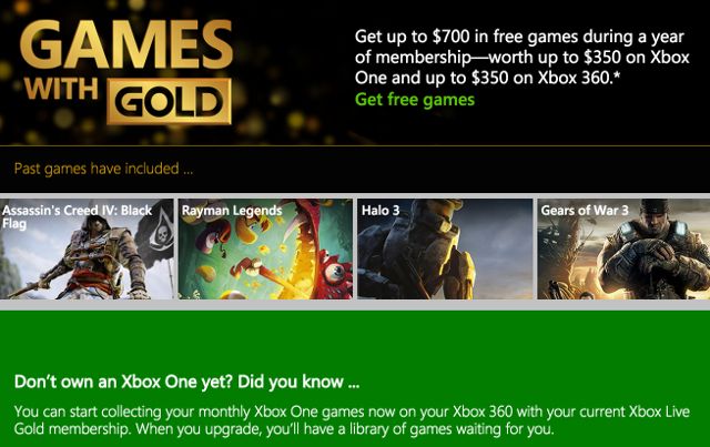 Xbox-жить-золото