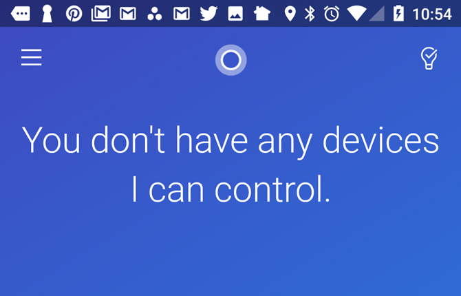 Cortana Mobile Нет устройств